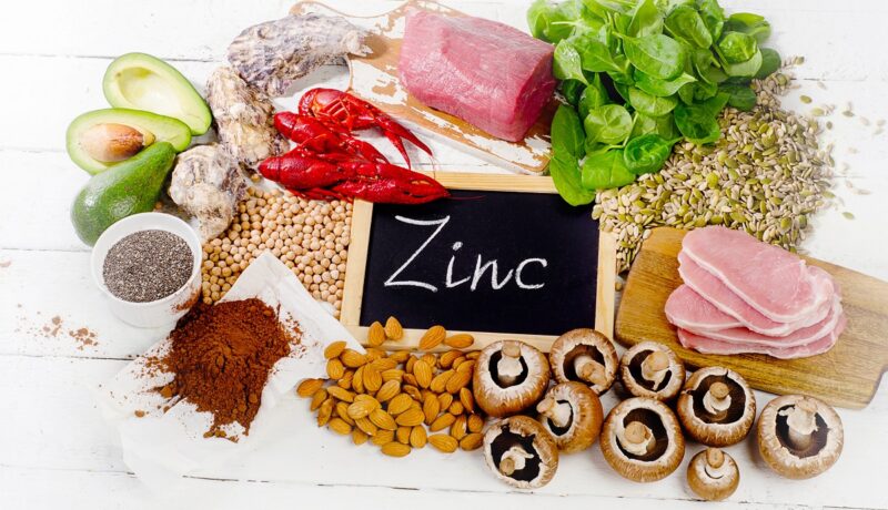Alimente care conțin zinc: carne, pește, semințe, ciuperci, spanac