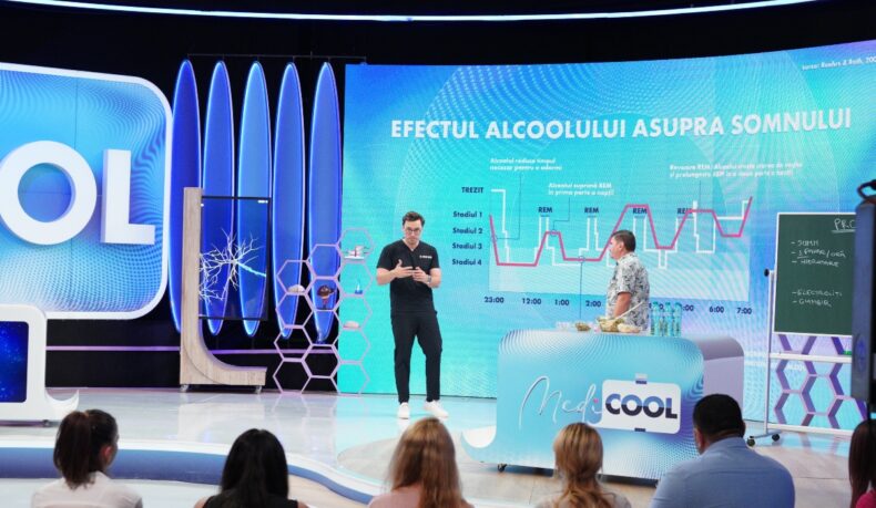 Doctorul Mihail Pautov în platoul emisiunii MediCOOL