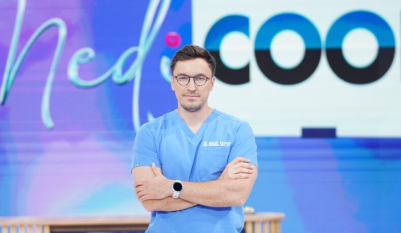 Doctorul Mihail Pautov în platoul emisiunii MediCOOL