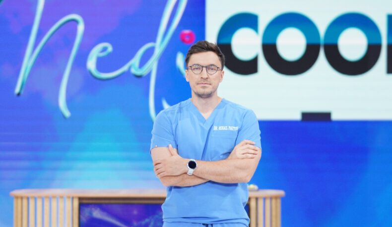 Doctorul Mihail Pautov în platoul emisiunii MediCOOL