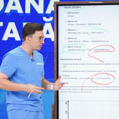 Doctorul Mihail Pautov în platoul emisiunii MediCOOL