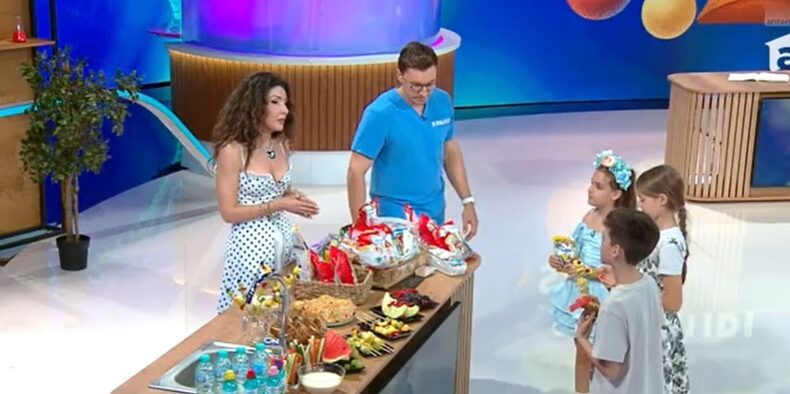 Mihail Pautov și Carmen Brumă prezintă alimentele care sunt indicate pentru copii