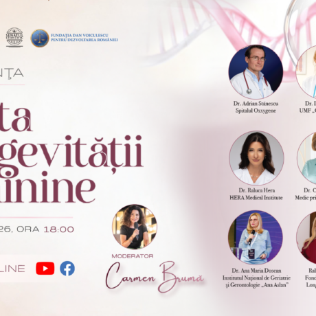 (P) Longevitatea femeilor, explicată de medici și experți la Conferința „Harta Longevității Feminine”