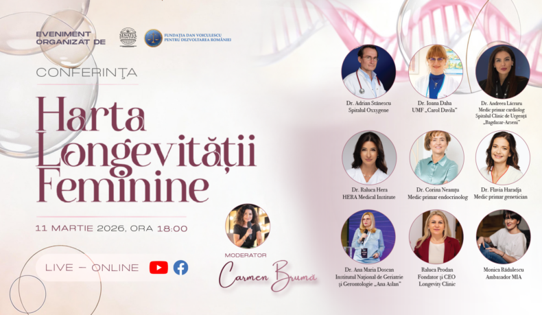 Longevitatea femeilor, explicată de medici și experți la Conferința „Harta Longevității Feminine”