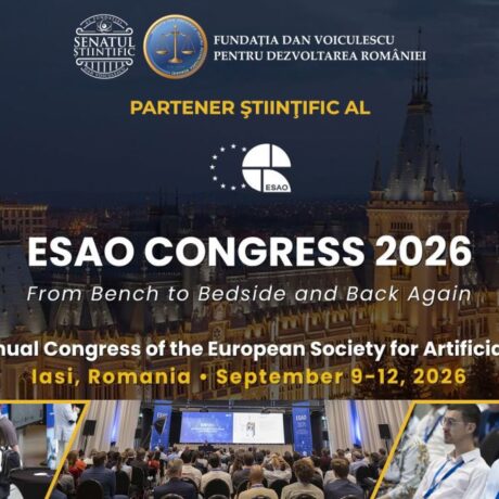 Cercetarea care poate schimba medicina, susținută în România. FDVDR, partener științific al Congresului European dedicat organelor artificiale