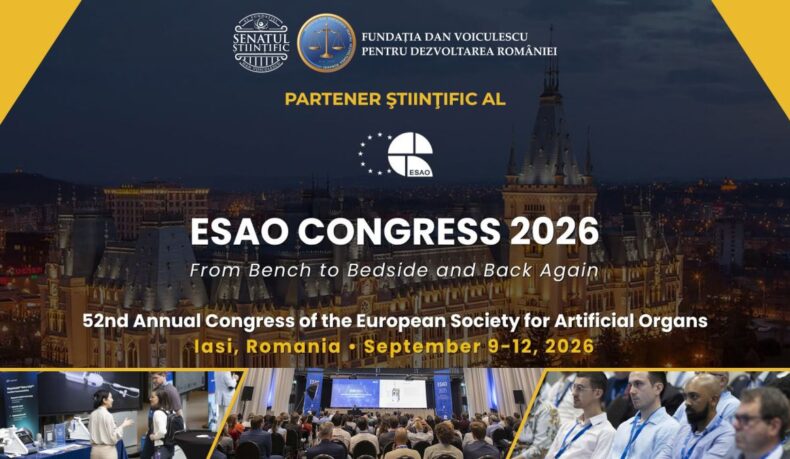 Cercetarea care poate schimba medicina, susținută în România. FDVDR, partener științific al Congresului European dedicat organelor artificiale