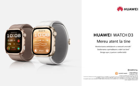 (P) HUAWEI prezintă noul WATCH D3: Funcții avansate de monitorizare a sănătății și măsurarea tensiunii arteriale la nivel medical